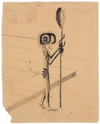 <em>Untitled (Man With a Paddle) </em>