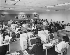 <em>Untitled (Girls waiting at computers) </em>