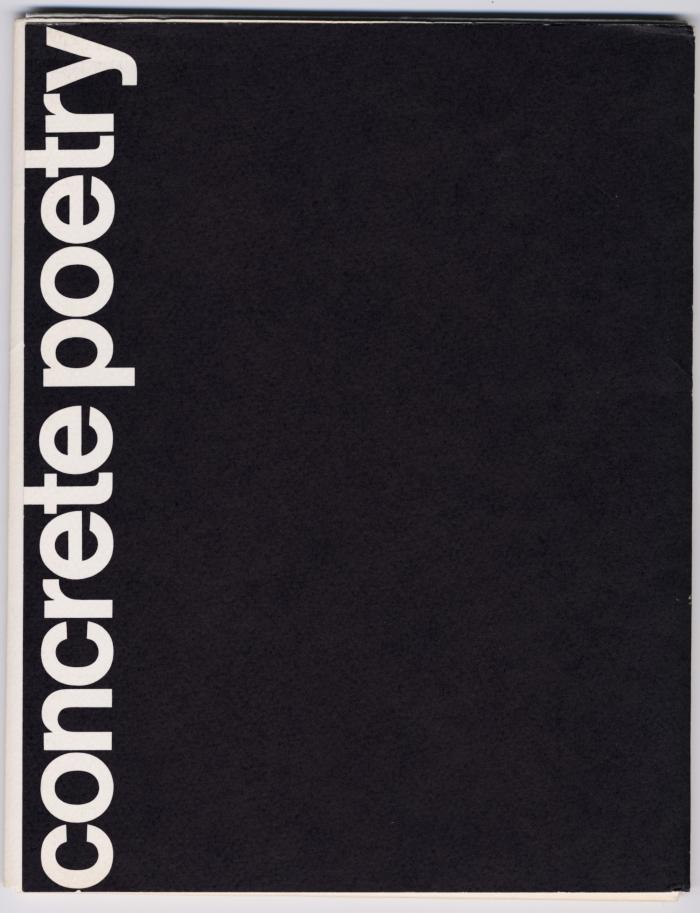 Concrete poetry : an exhibition in four parts;Concrete poetry : an exhibition in four parts;Concrete poetry: an exhibition in four parts